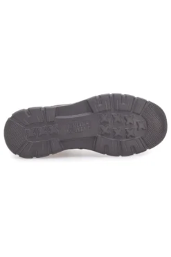 Stivaletti beatles marroni in camoscio con suola sportiva Marina militare MM983