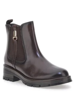 Stivaletti Chelsea Bordeaux con Tomaia in Pelle MIO TEMPO 2413