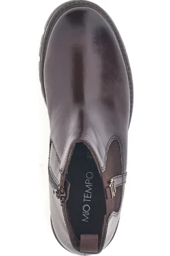 Stivaletti Chelsea Bordeaux con Tomaia in Pelle MIO TEMPO 2413