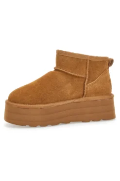 Stivaletti con Flatform Wow Pittarello 3166 Camel