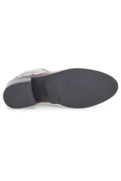 Stivaletti marroni in pelle caldi con zip Bagatt D15AMQ314000