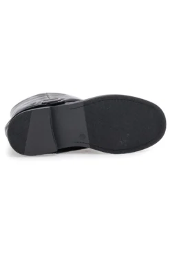 Stivaletti neri con fibbia e gambale largo Pittarello Capsule BT251241010
