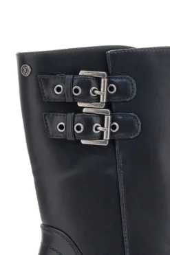 Stivaletti neri con fibbie PITTARELLO CAPSULE 24245 039