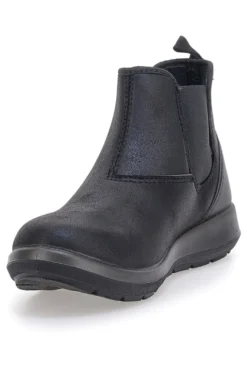 Stivaletti neri con inserti elastici e suola flessibile Inblu 70 WG