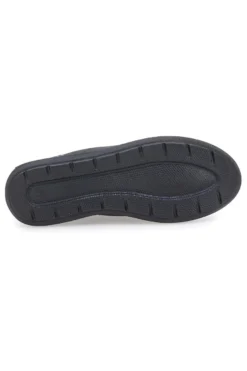 Stivaletti neri con inserti elastici e suola flessibile Inblu 70 WG