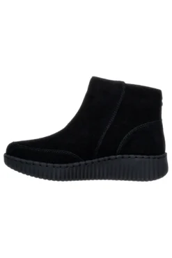 Stivaletti neri con zip e Memory Foam Skechers Wilshire Blvd Weekend Crush