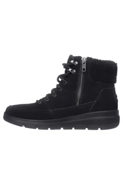 Stivaletti neri imbottiti SKECHERS GLACIAL ULTRA WOODLANDS