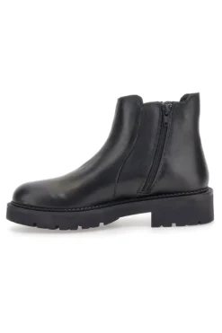 Stivaletti neri in vera pelle con suola carrarmato Pittarello glam 6436019