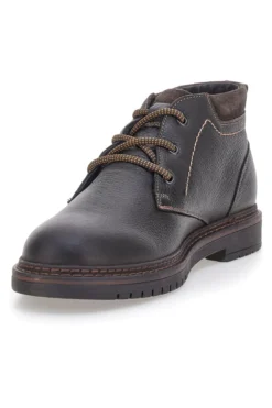 Stivaletti neri in vera pelle con collo imbottito Pittarello Eco 252520024
