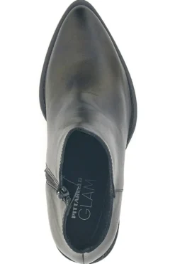Stivaletti neri in vera pelle con tacco alto squadrato Pittarello glam 6326400