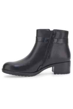 Stivaletti Neri Vera Pelle Prima Riga 854295