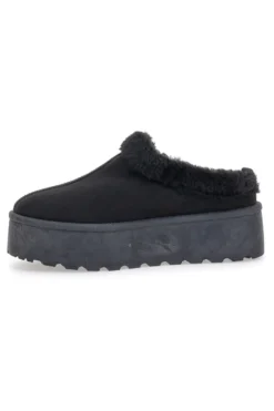 Stivaletti Pantofole con Pelo Nere Pittarello Love 1913