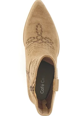 Stivaletti Texani Khaki Con Cerniera Cafè Cost H3W205816