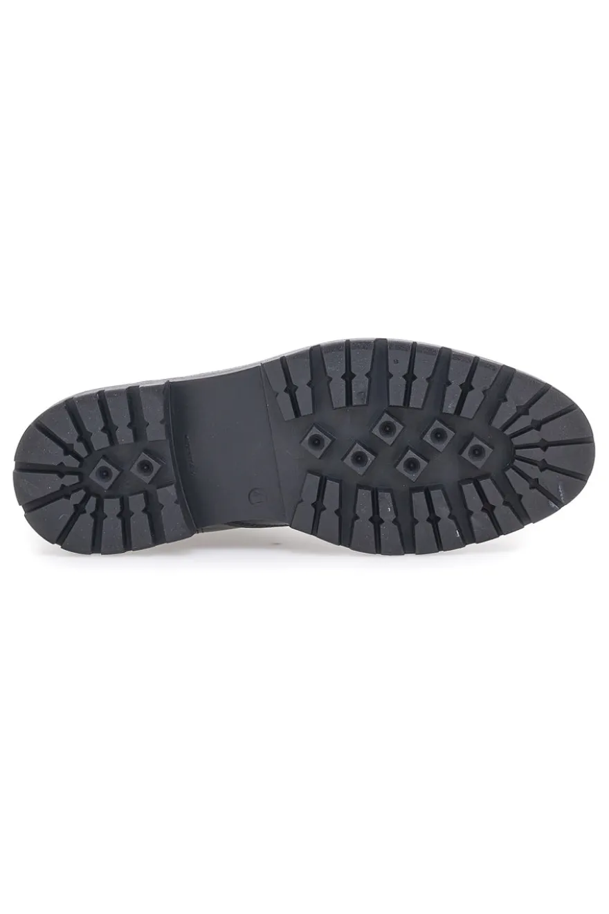 Stivaletto Beatles Vera Pelle Nero Longford 4002