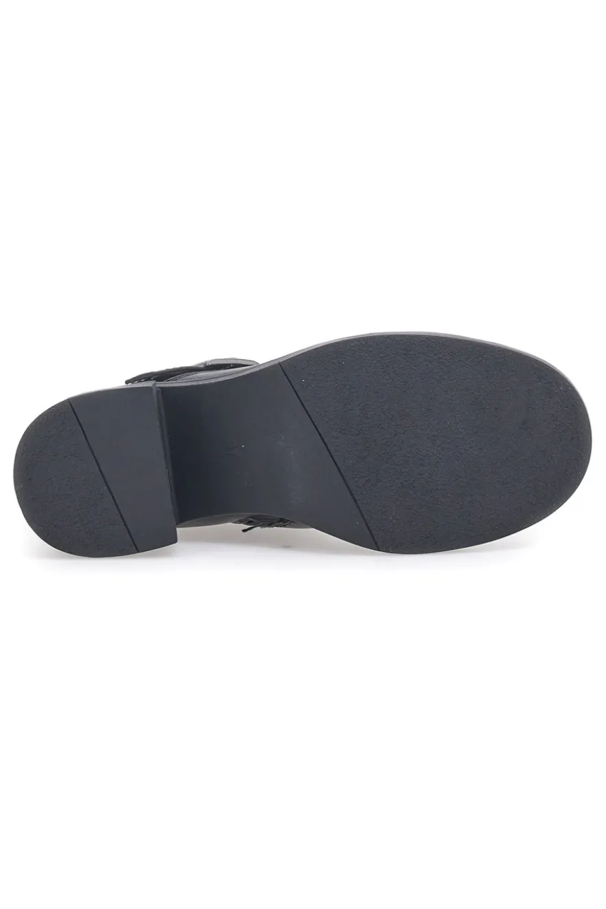 Stivaletto Biker Nero Cafè Cost 224