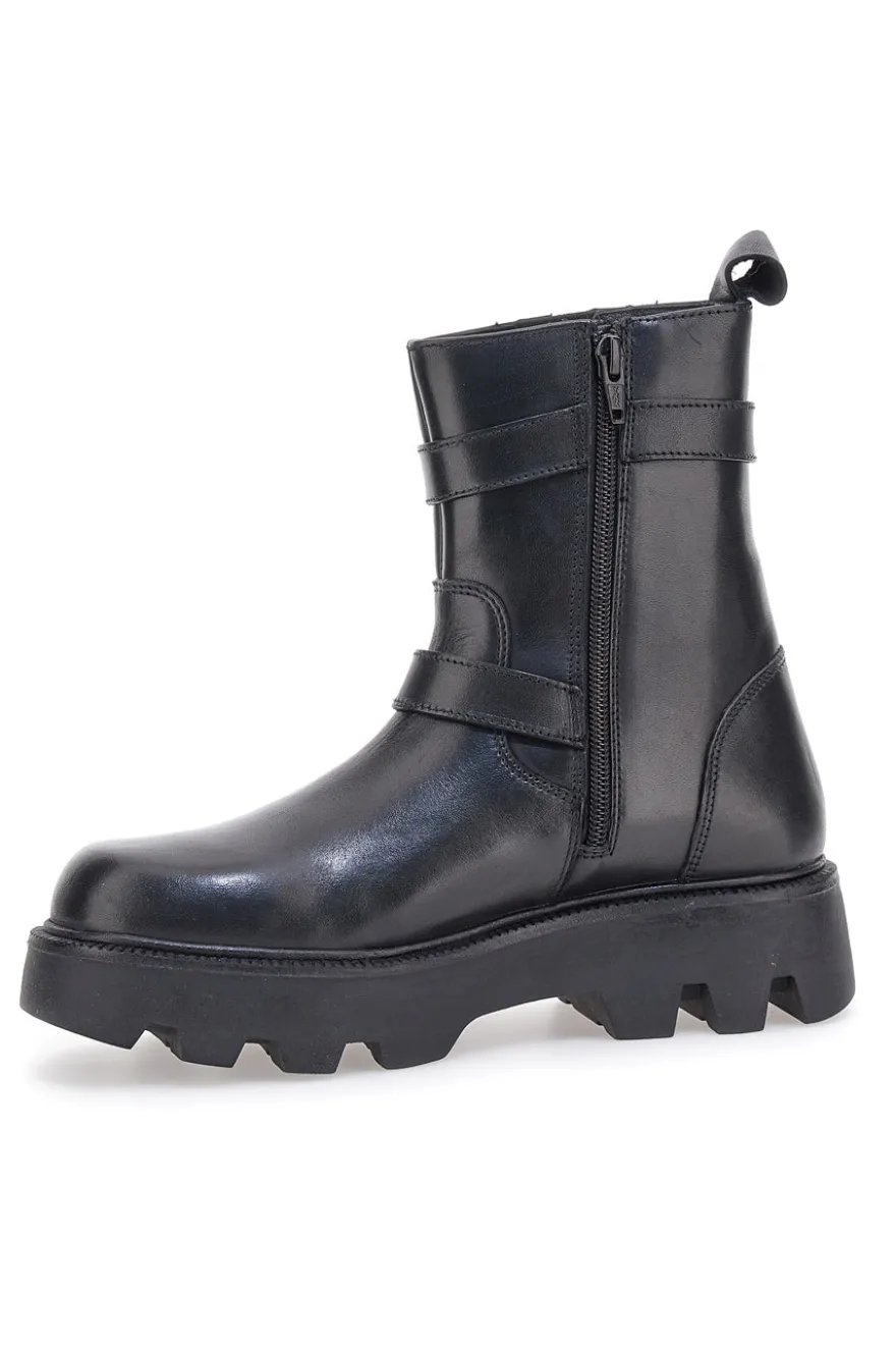 Stivaletto Biker Vera Pelle Pittarello Rock 6654