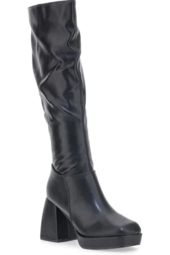 Stivali Alti con Tacco Neri Pushy Wamp 27274