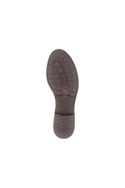 Stivali alti marroni in pelle caldi con zip Bagatt D11AFS3J4000