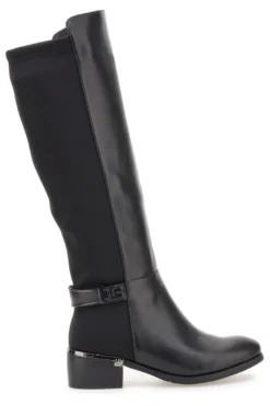 Stivali alti neri con fascia elastica Laura Biagiotti 9310