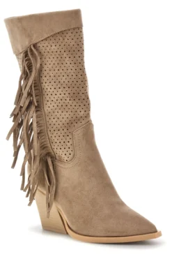 Stivali beige con frange Cafè cost P722