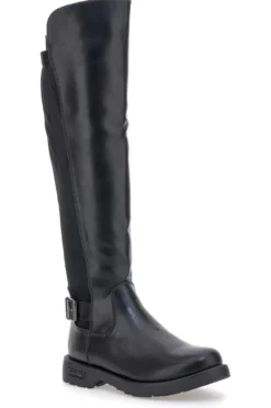 Stivali neri con fibbia laterale e fascia elastica ME & ME 3003