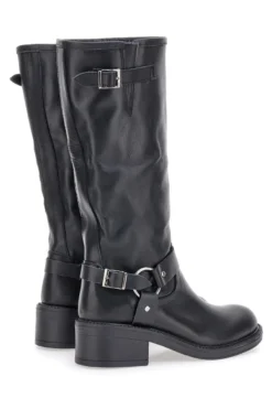 Stivali Neri in Vera Pelle con Fibbia PITTARELLO GLAM 3