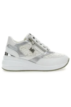 Stringate Bianche con Platform e Decorazioni Ricamate MARIELLA BURANI 51051
