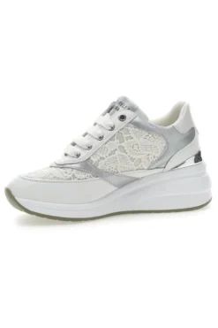 Stringate Bianche con Platform e Decorazioni Ricamate MARIELLA BURANI 51051