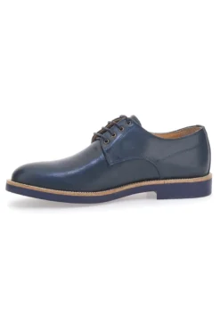 Stringate Blu in Pelle Made in Italy con Bordo a Contrasto PITTARELLO 600