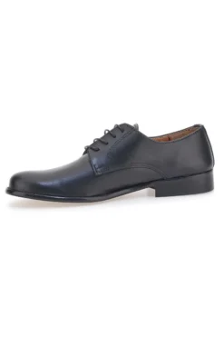 Stringate Classiche Nere con Tomaia in Pelle Made in Italy PITTARELLO 402