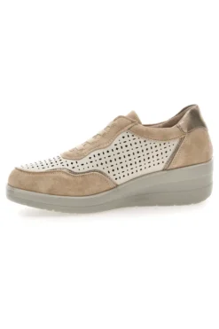 Stringate Marroni con Platform e Lacci Elastici PRIMA RIGA MDSS25T13