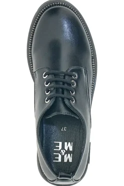 Stringate nere con inserti metallici ME & ME 1212