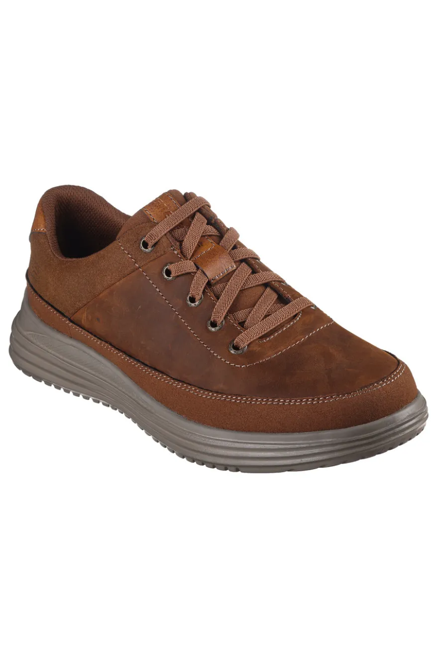 Stringate Skechers Proven Aldeno Marrone