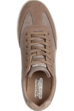 Stringate Taupe con Soletta in Memory Foam SKECHERS PLACER VINSON