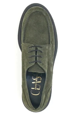 Stringato verde scamosciato PITTARELLO CLASS 510