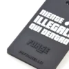 Tag per Valigia Nero "Niente di Illegale qui Dentro" NAMETAG 7