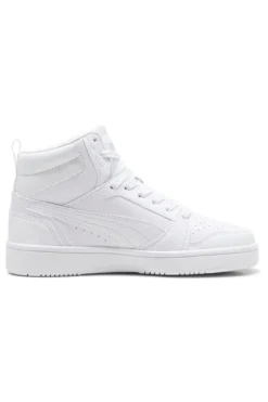 Total weiße Rebound V6 Mid Puma Jr High-Top-Sneaker