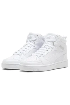 Total weiße Rebound V6 Mid Puma Jr High-Top-Sneaker