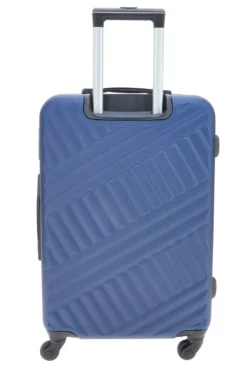 Trolley blu rigido con ruote piroettanti Prima Riga PR162/P