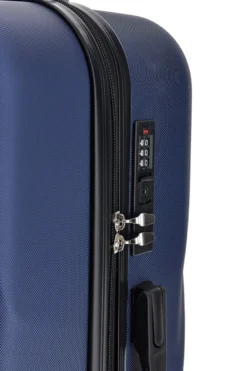 Trolley blu rigido grande 4 ruote 2T2L 155/G
