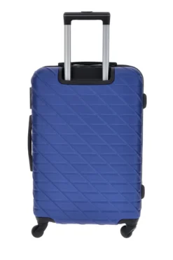 Trolley grande blu rigido con 4 ruote Prima riga PR157/G