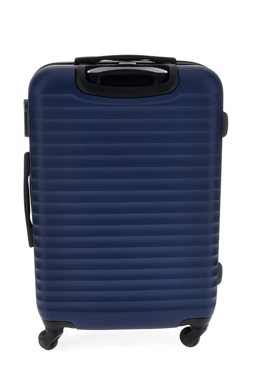 Trolley grande blu rigido Prima riga Pr194/G