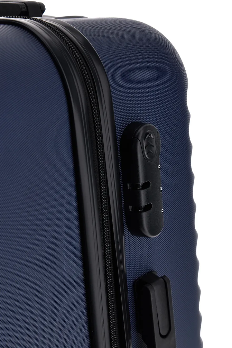 Trolley grande blu rigido Prima riga Pr194/G