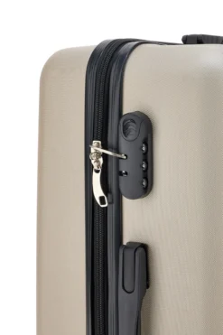Trolley grande champagne rigido con ruote multidirezionali 2T2L 175/G