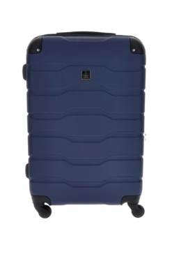 Trolley medio blu rigido con 4 ruote 2T2L156/M