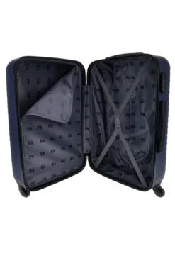 Trolley medio blu rigido Prima riga Pr194/M