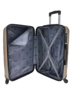 Trolley medio champagne con 4 ruote e manico telescopico INDIGENO180/M