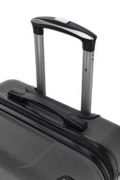 Trolley medio grigio rigido con 4 ruote 2T2L156/M