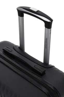 Trolley medio nero rigido con 4 ruote Prima riga PR169/M