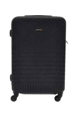 Trolley medio nero rigido con 4 ruote Prima riga PR169/M